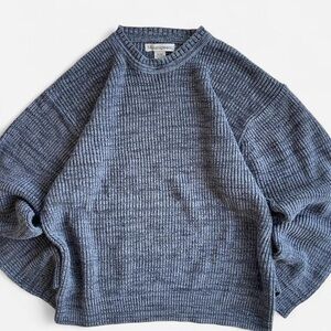 Munsingwear Men’s Grey Blend Acrylic Knit Cozy Grandpa Sweater XL